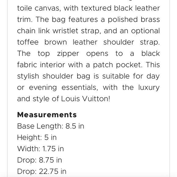 *SOLD*Louis Vuitton Pallas Clutch Noir - Picture 12 of 13